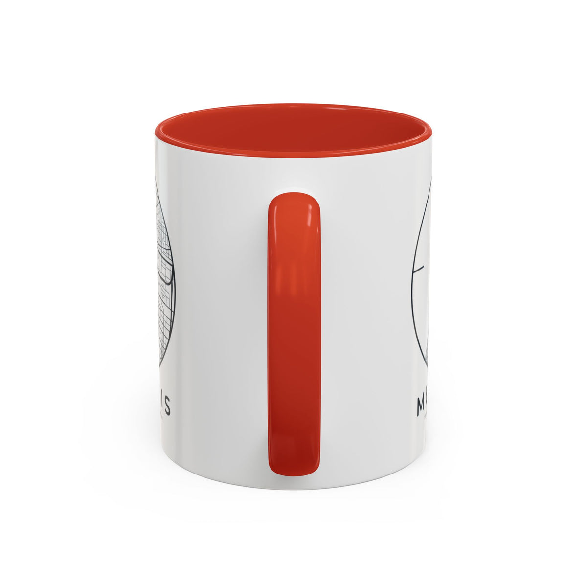 Memphis Street Map Accent Mug