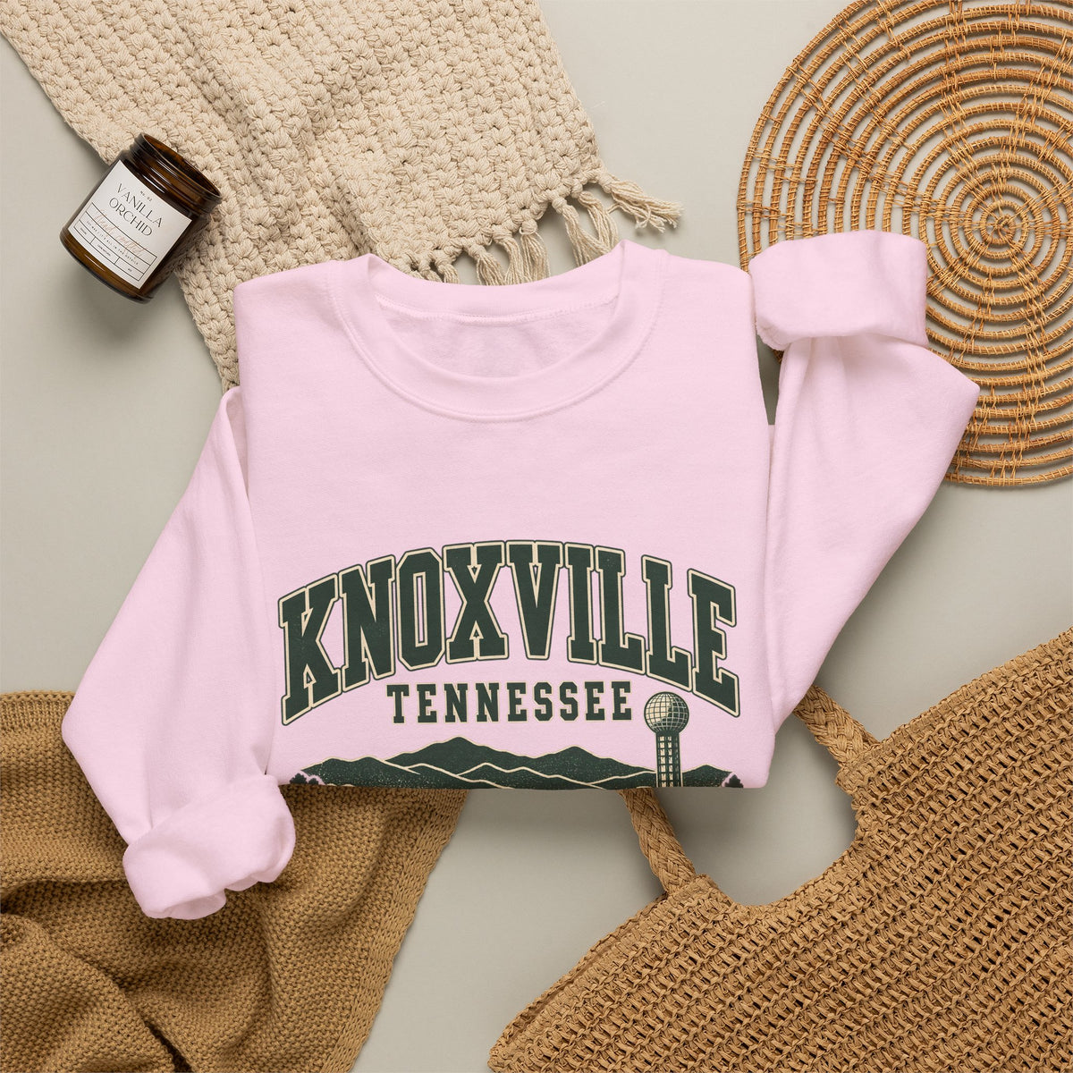 Knoxville Vintage Varsity Crewneck Sweatshirt