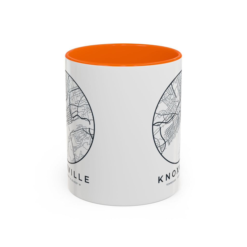 Knoxville Street Map Accent Mug