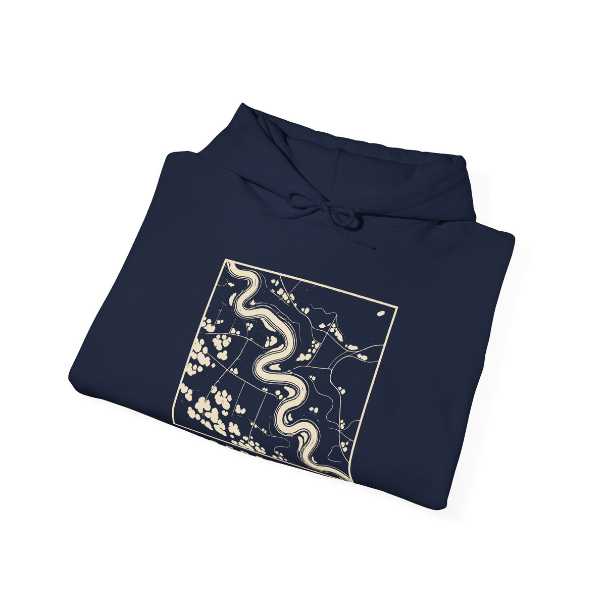 Murfreesboro Topo Map Hoodie