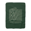 Chattanooga Ridgeline Sherpa Blanket (Forest Green)