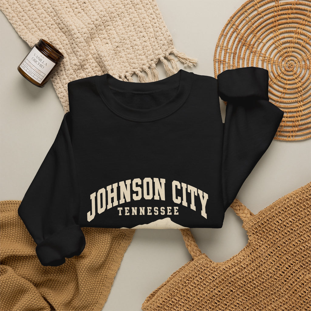 Johnson City Vintage Varsity Crewneck Sweatshirt