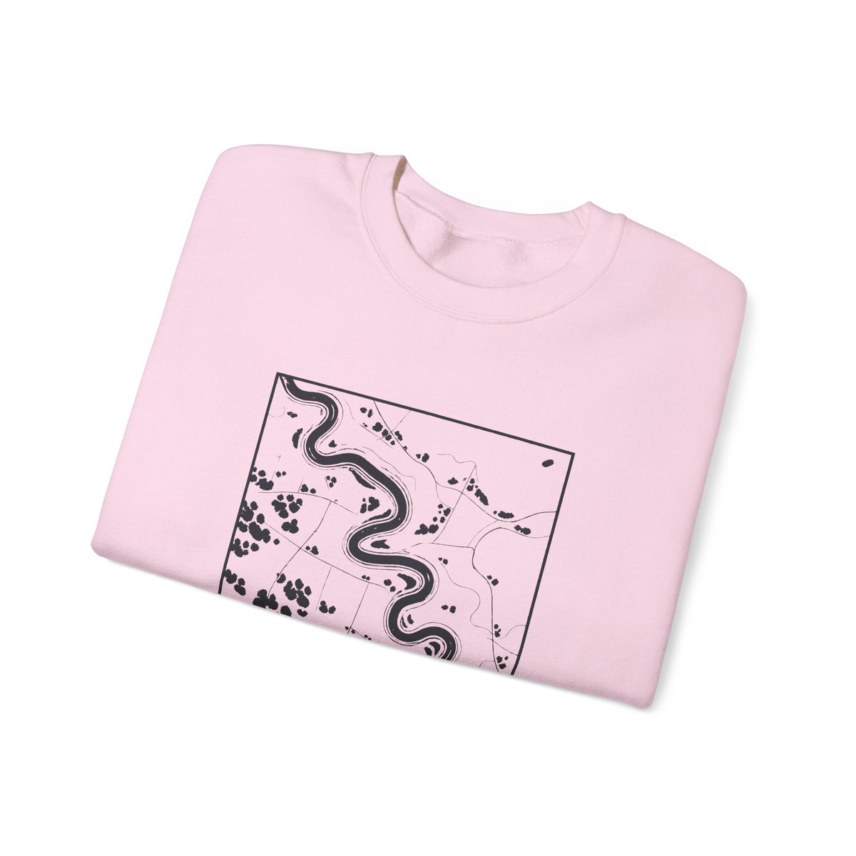 Murfreesboro Topo Map Crewneck Sweatshirt