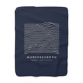Murfreesboro Ridgeline Sherpa Blanket (Navy)