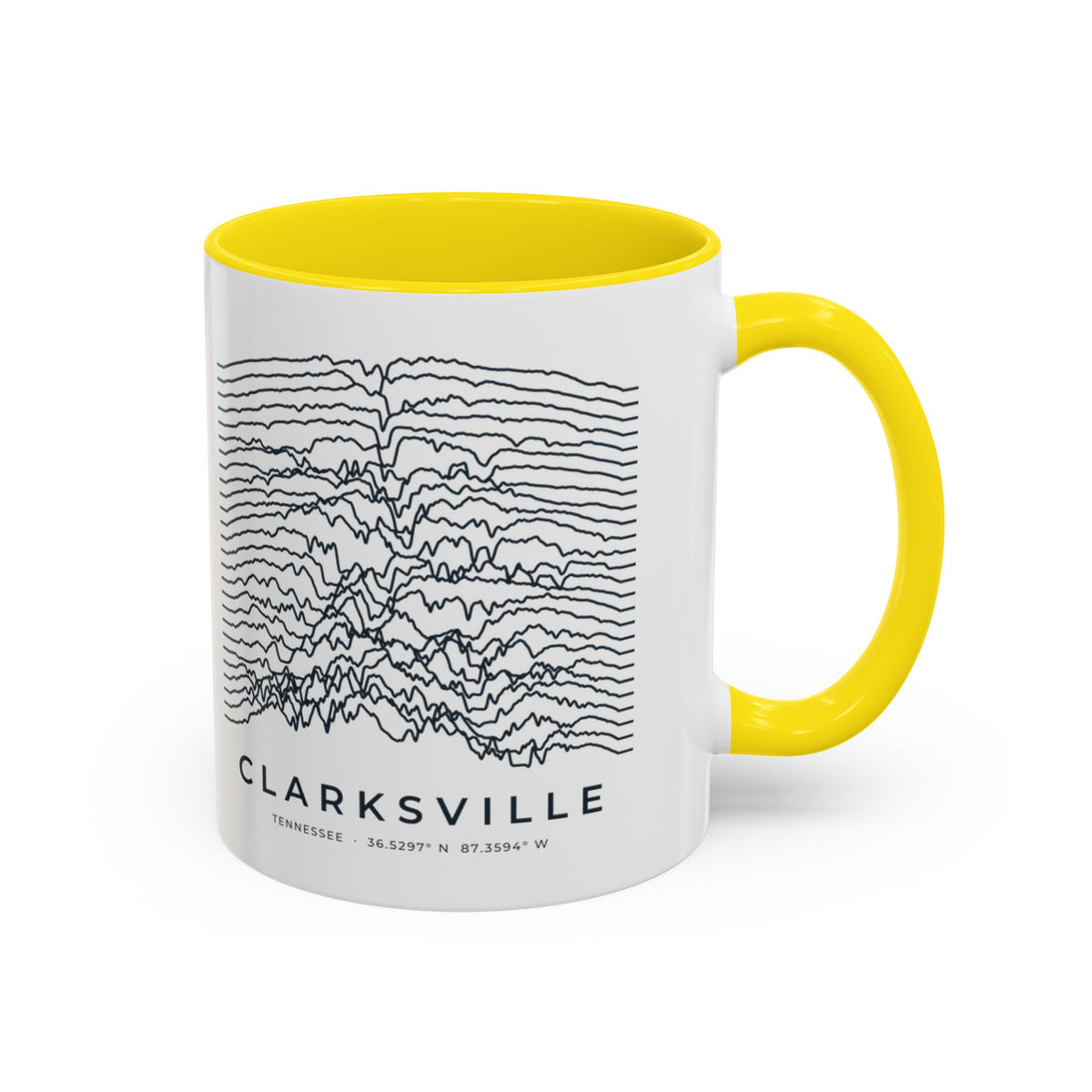 Clarksville Ridgeline Accent Mug