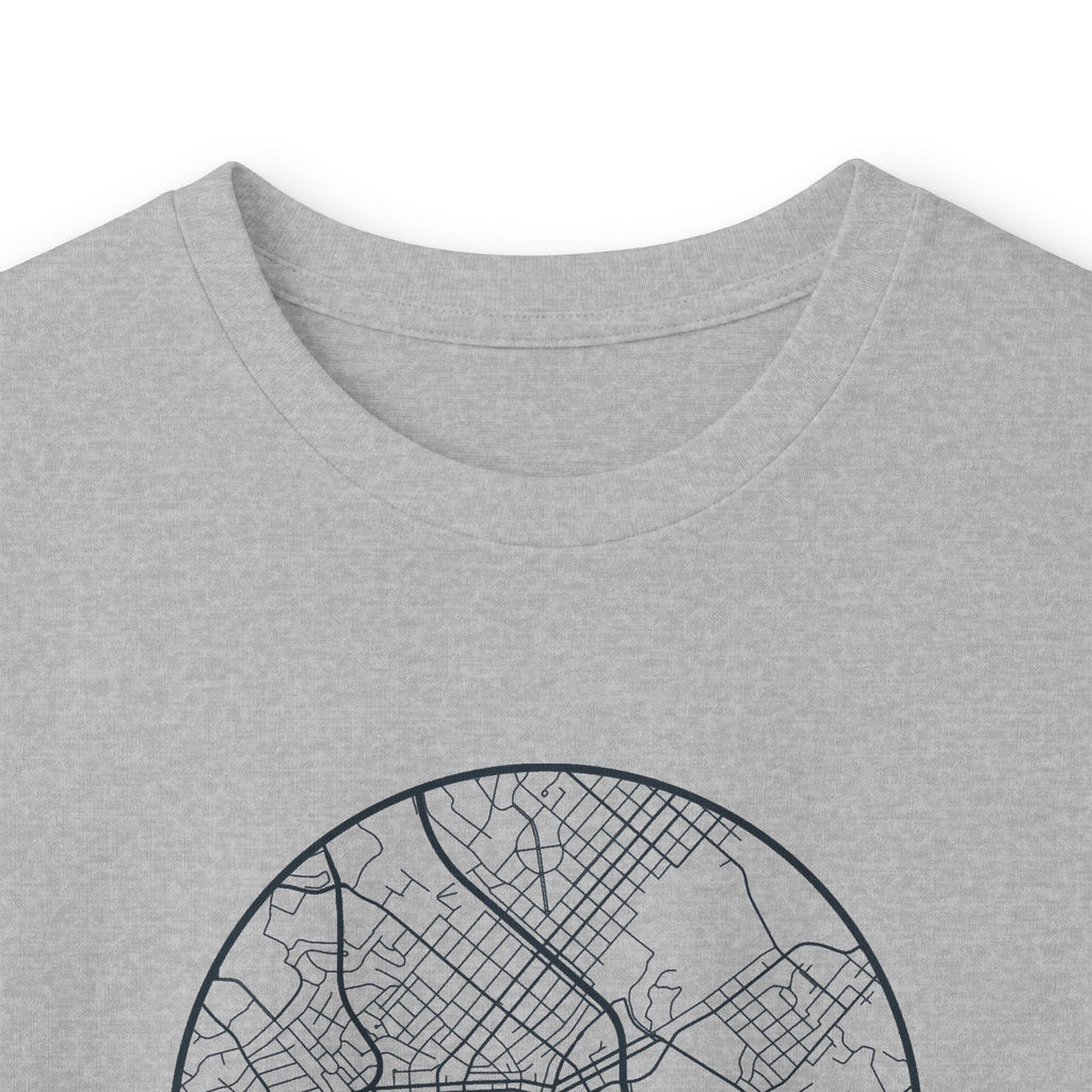 Johnson City Street Map Long Sleeve T-Shirt