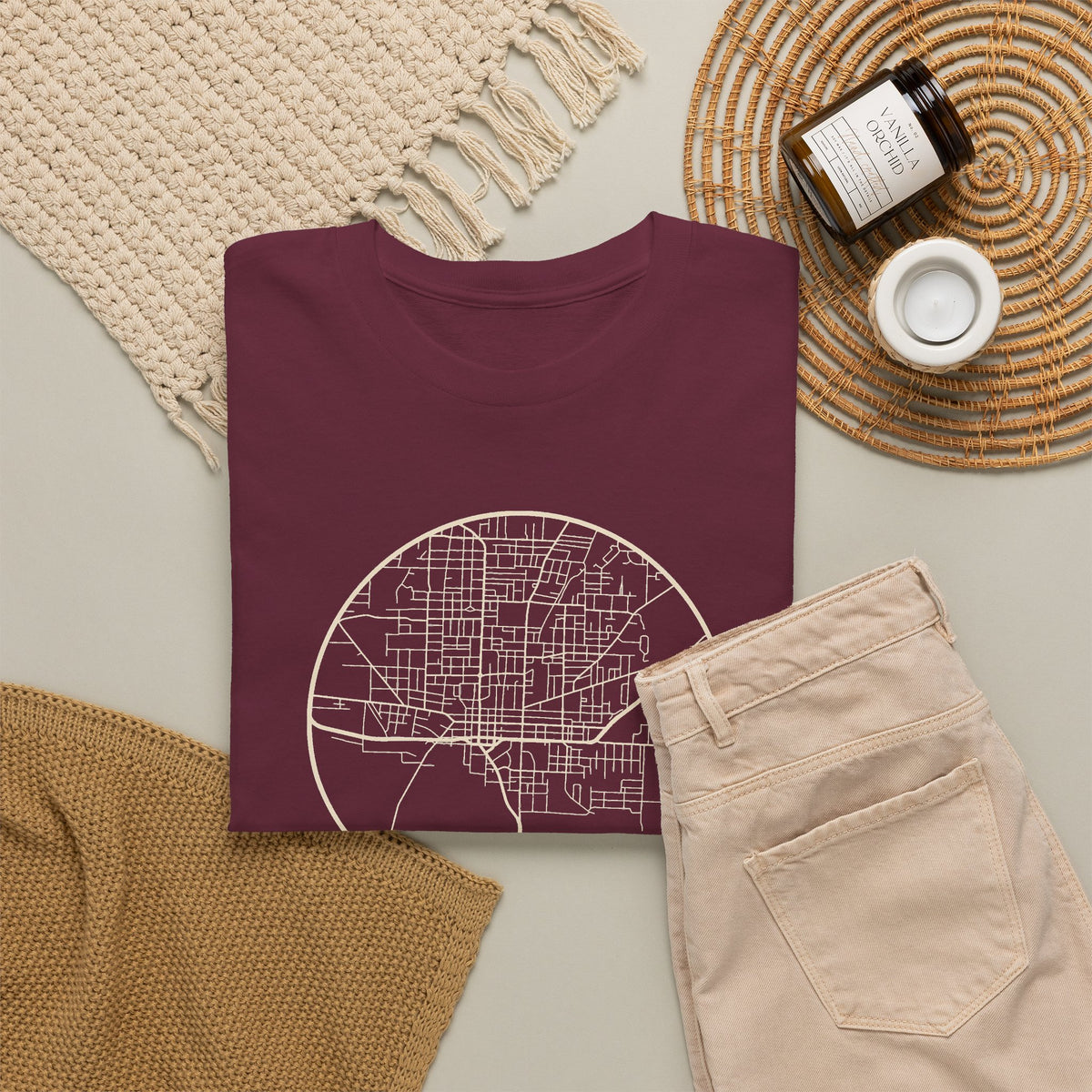 Jackson Street Map T-Shirt