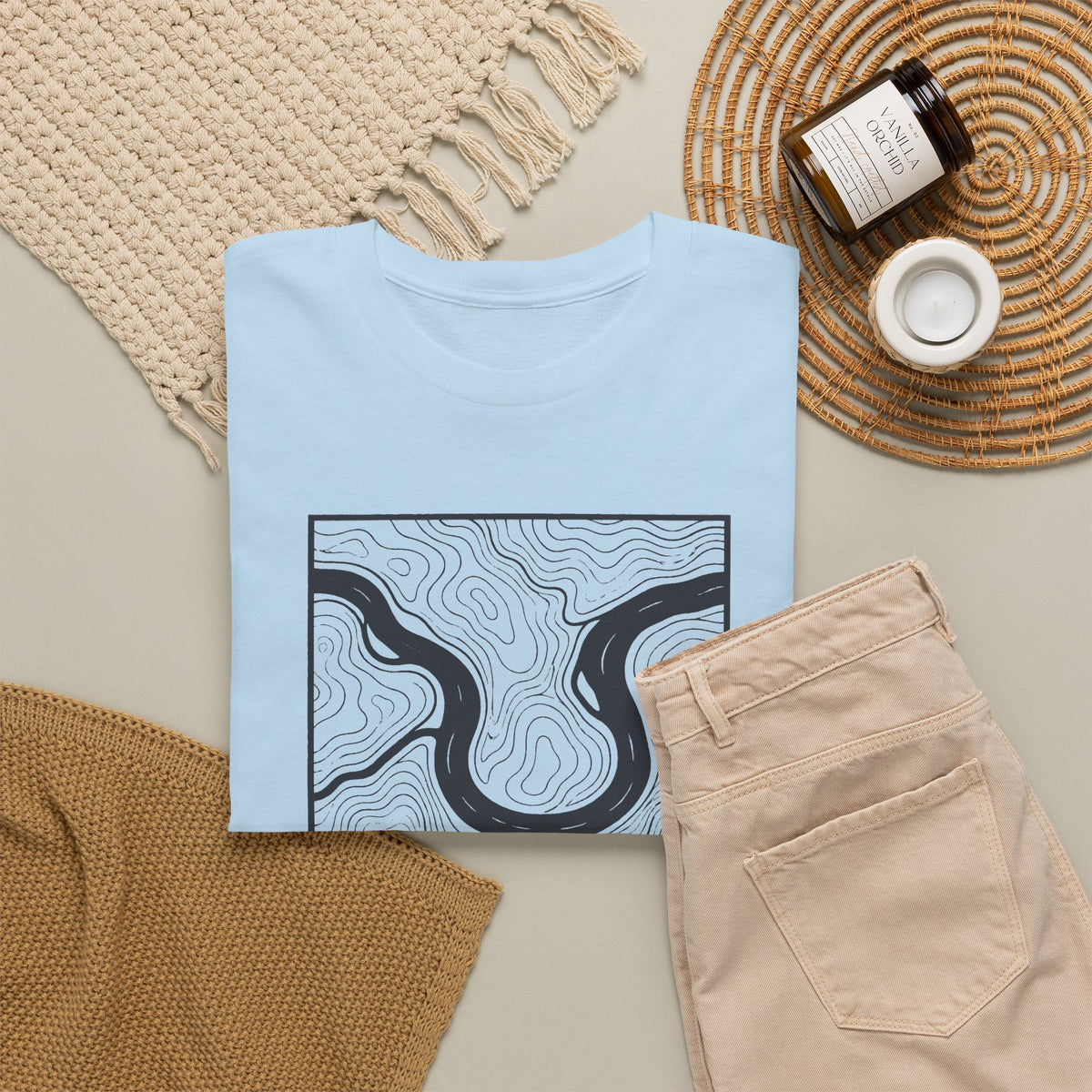 Knoxville Topo Map T-Shirt