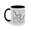 Chattanooga Topo Map Accent Mug