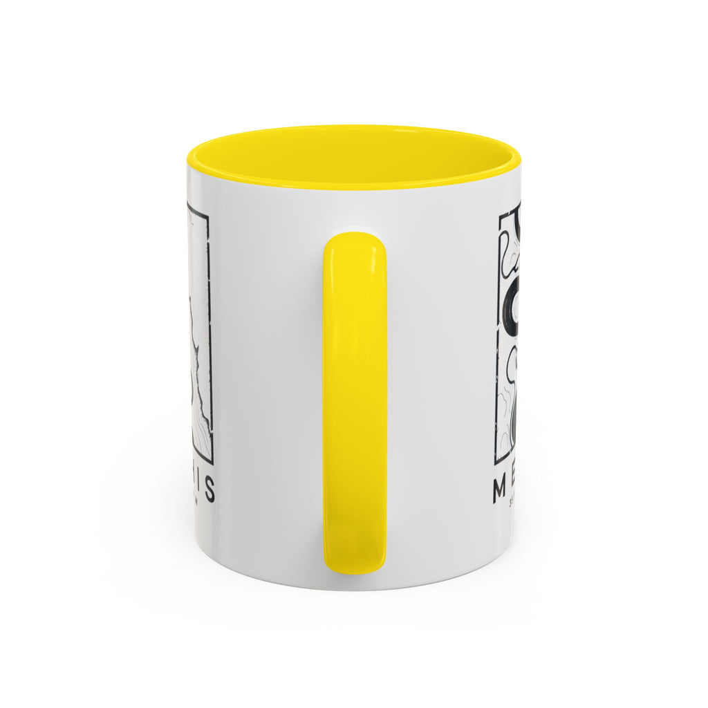 Memphis Topo Map Accent Mug