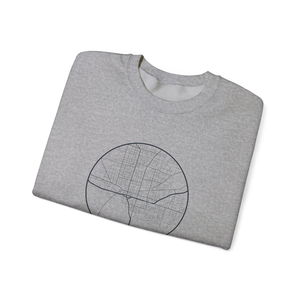 Jackson Street Map Crewneck Sweatshirt