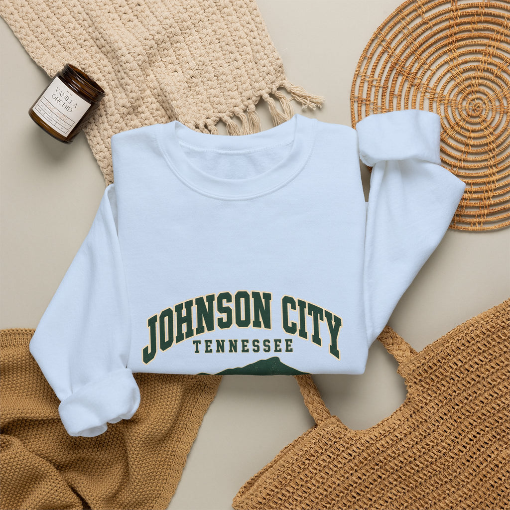 Johnson City Vintage Varsity Crewneck Sweatshirt