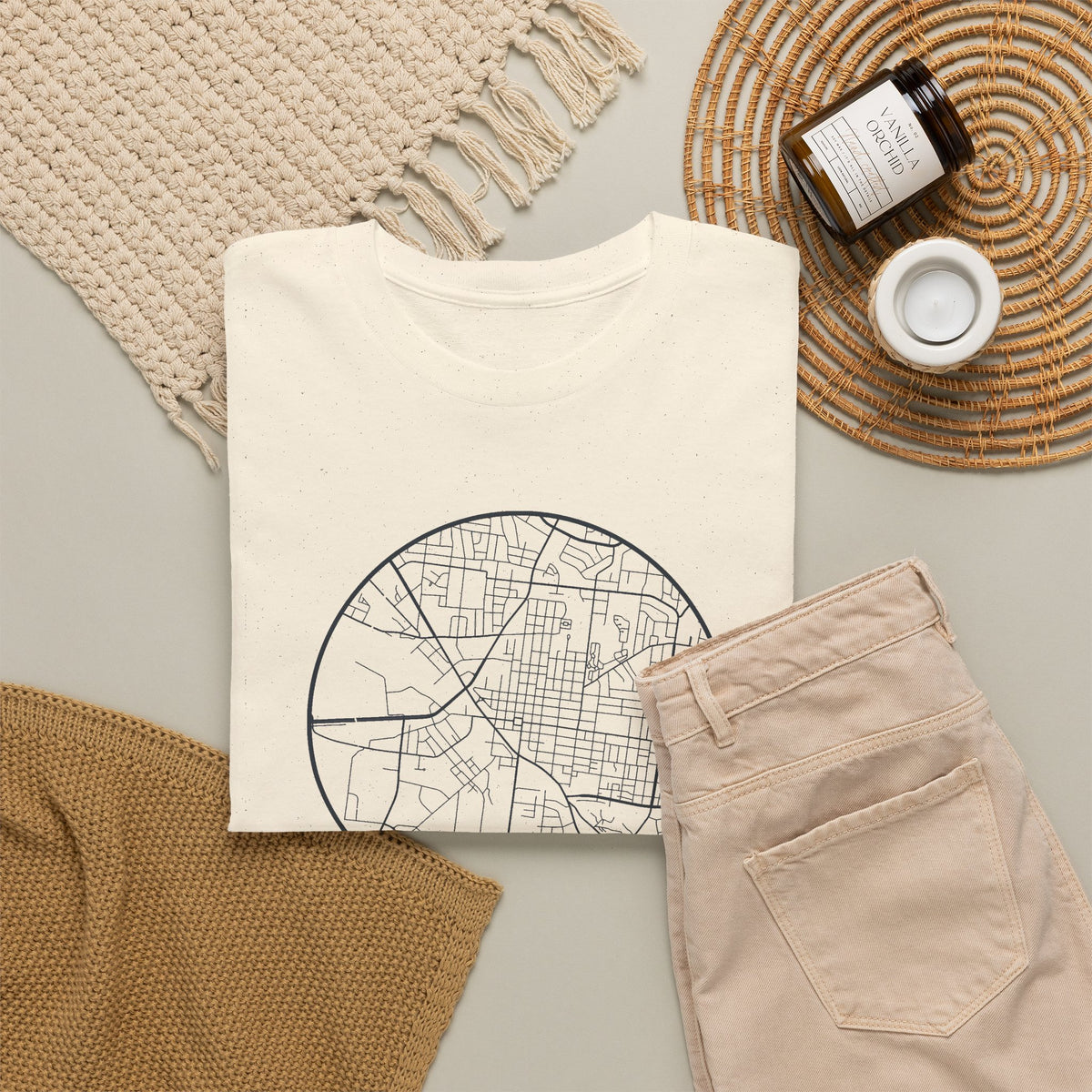 Murfreesboro Street Map T-Shirt