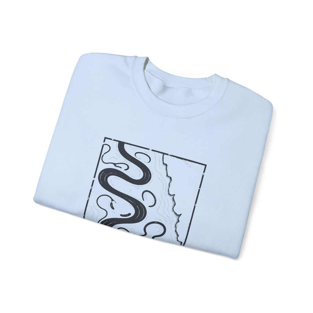 Memphis Topo Map Crewneck Sweatshirt