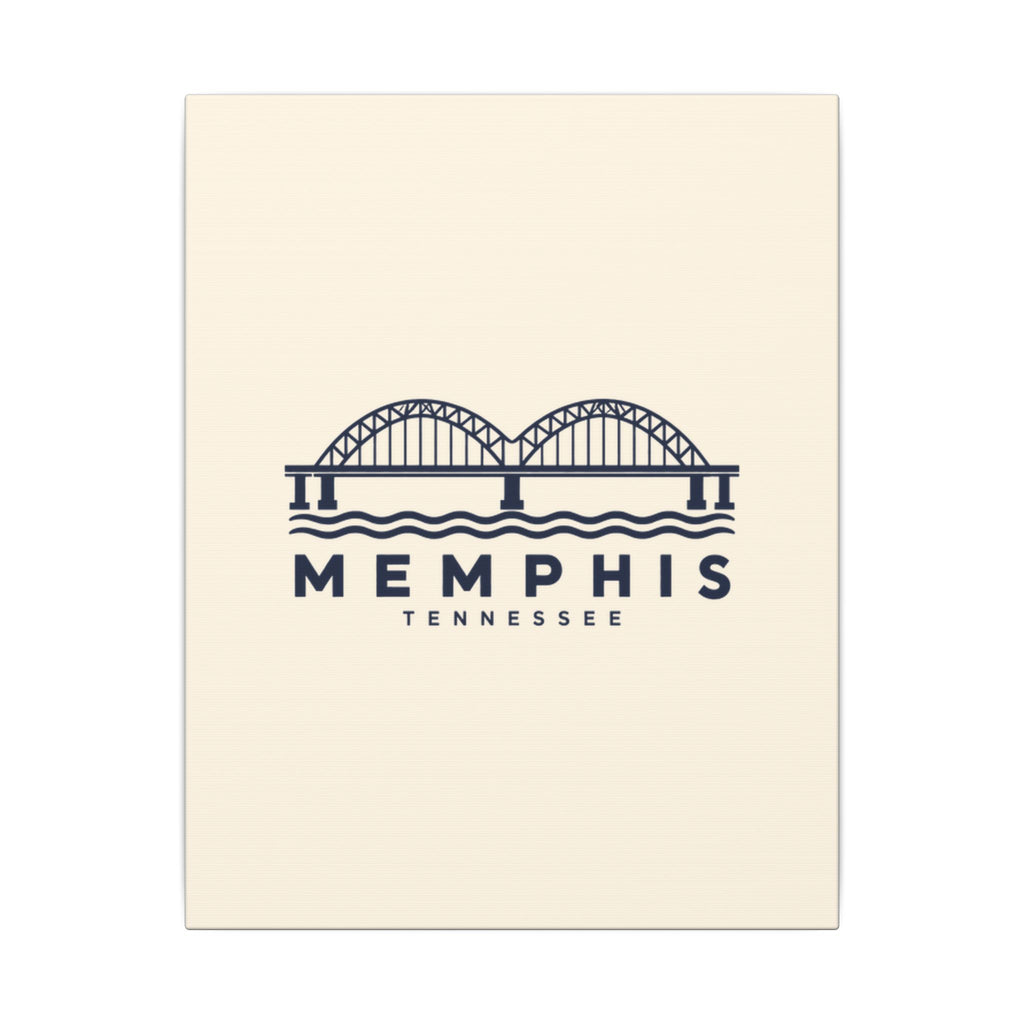 Memphis Hernando de Soto Bridge Canvas Print