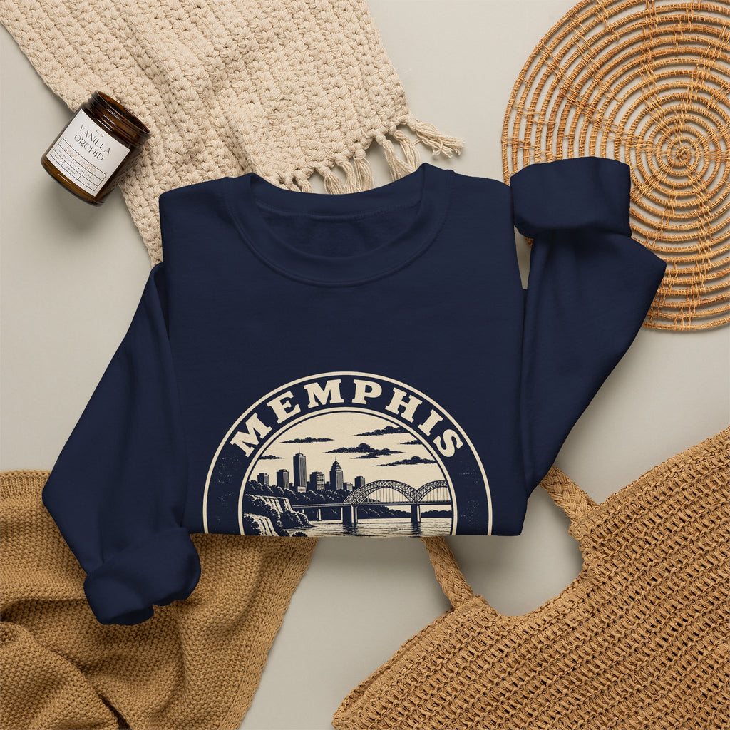 Memphis Park Badge Crewneck Sweatshirt