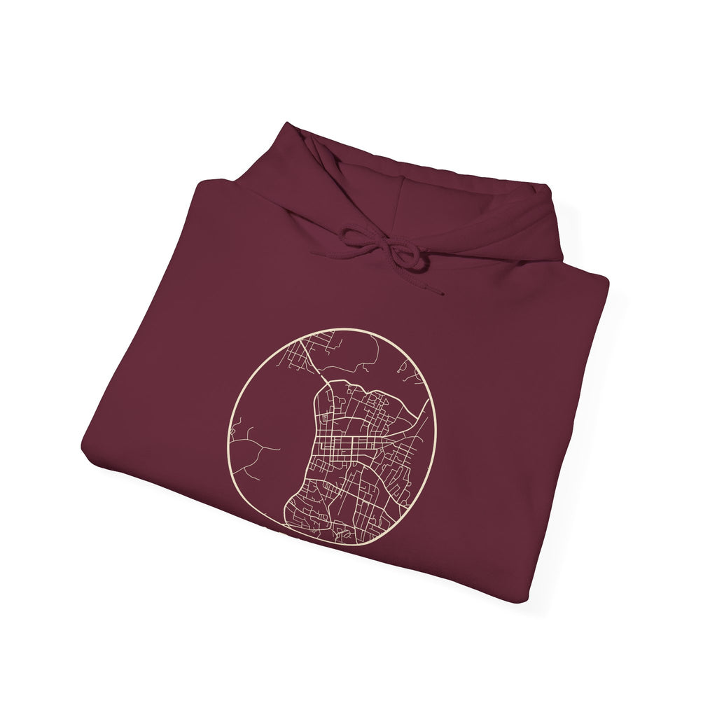 Clarksville Street Map Hoodie
