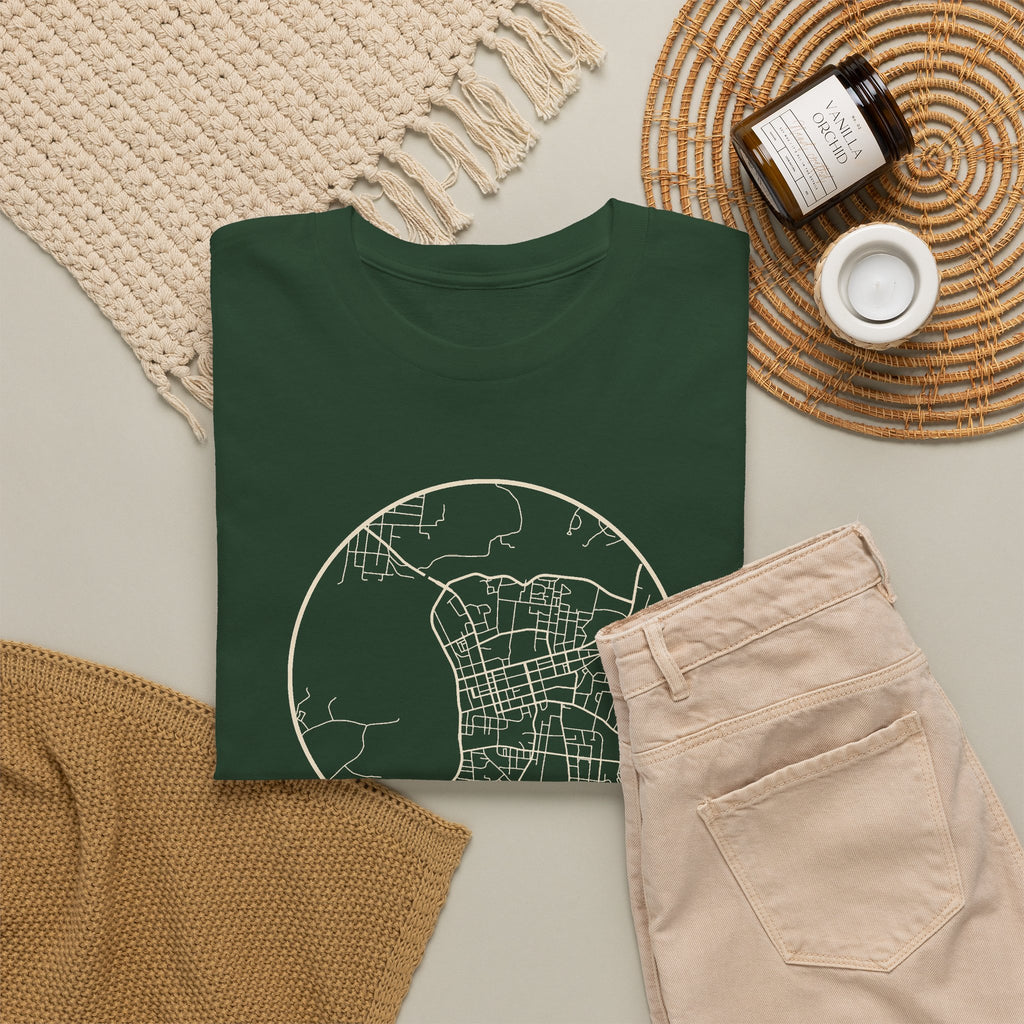 Clarksville Street Map T-Shirt