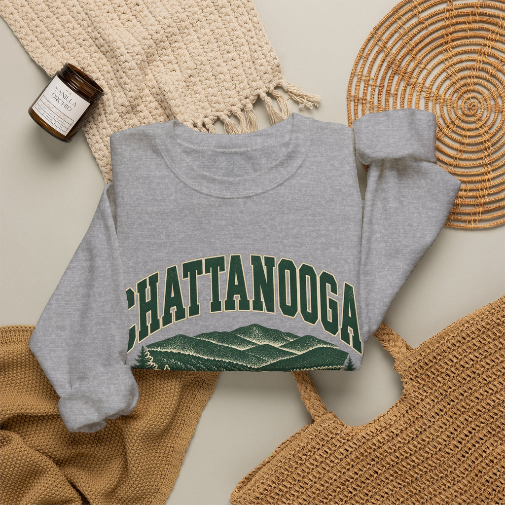 Chattanooga Vintage Varsity Crewneck Sweatshirt