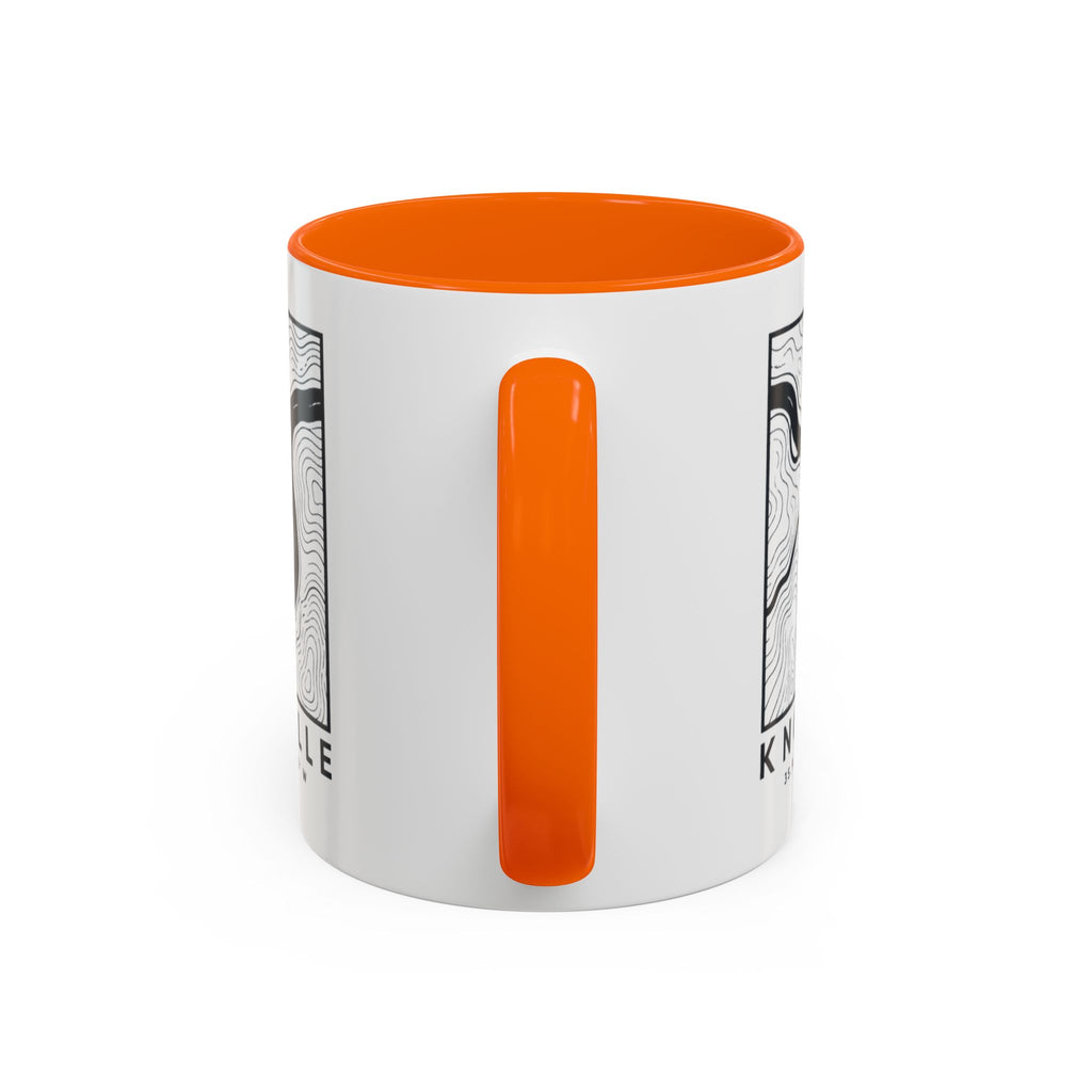 Knoxville Topo Map Accent Mug