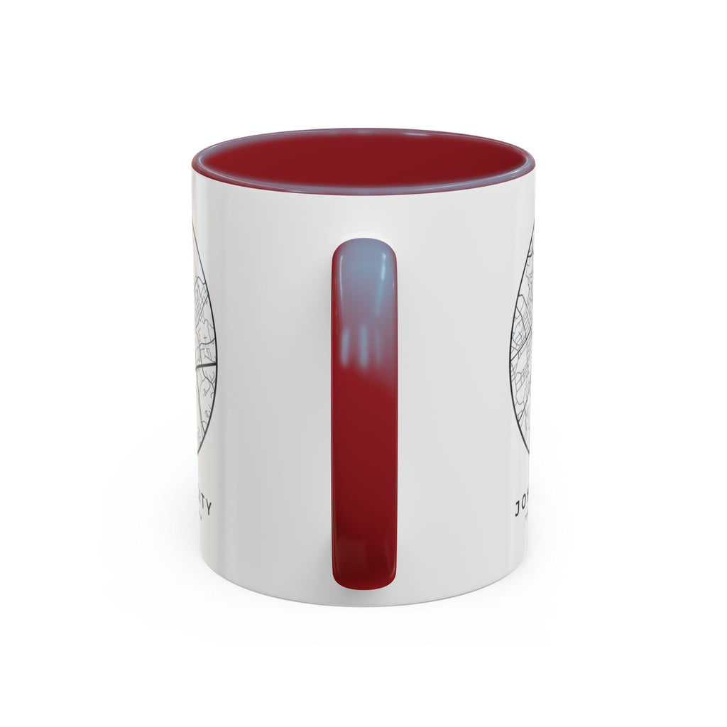 Johnson City Street Map Accent Mug