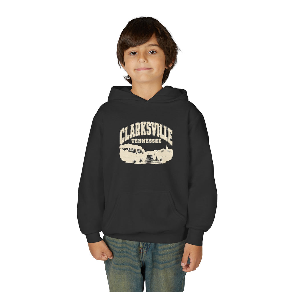 Clarksville Vintage Varsity Kids Hoodie
