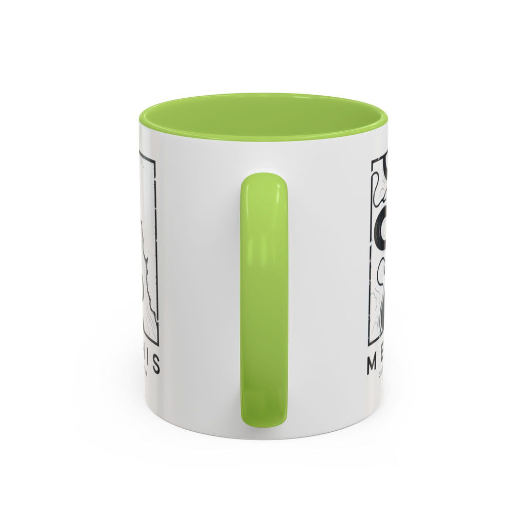 Memphis Topo Map Accent Mug