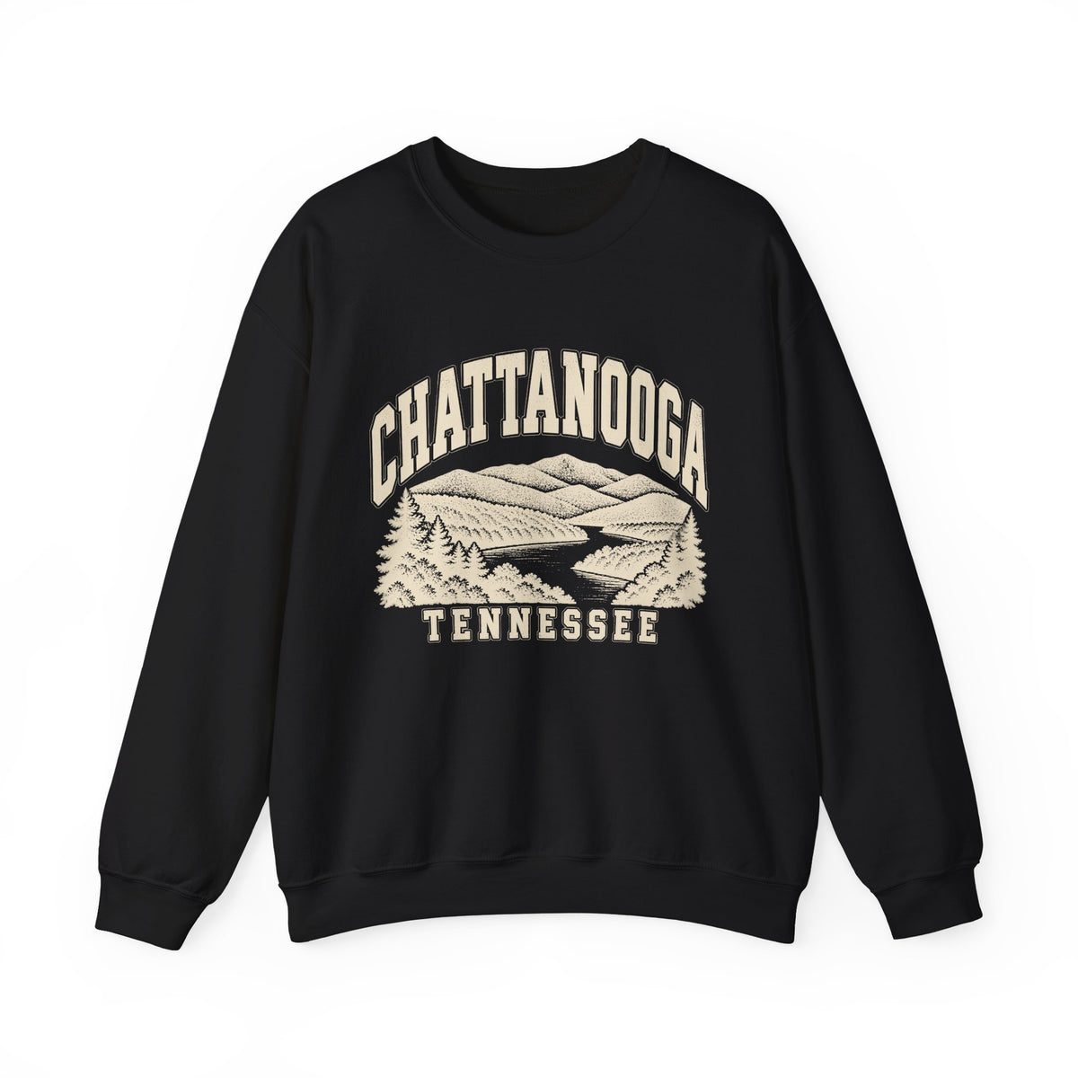 Chattanooga Vintage Varsity Crewneck Sweatshirt