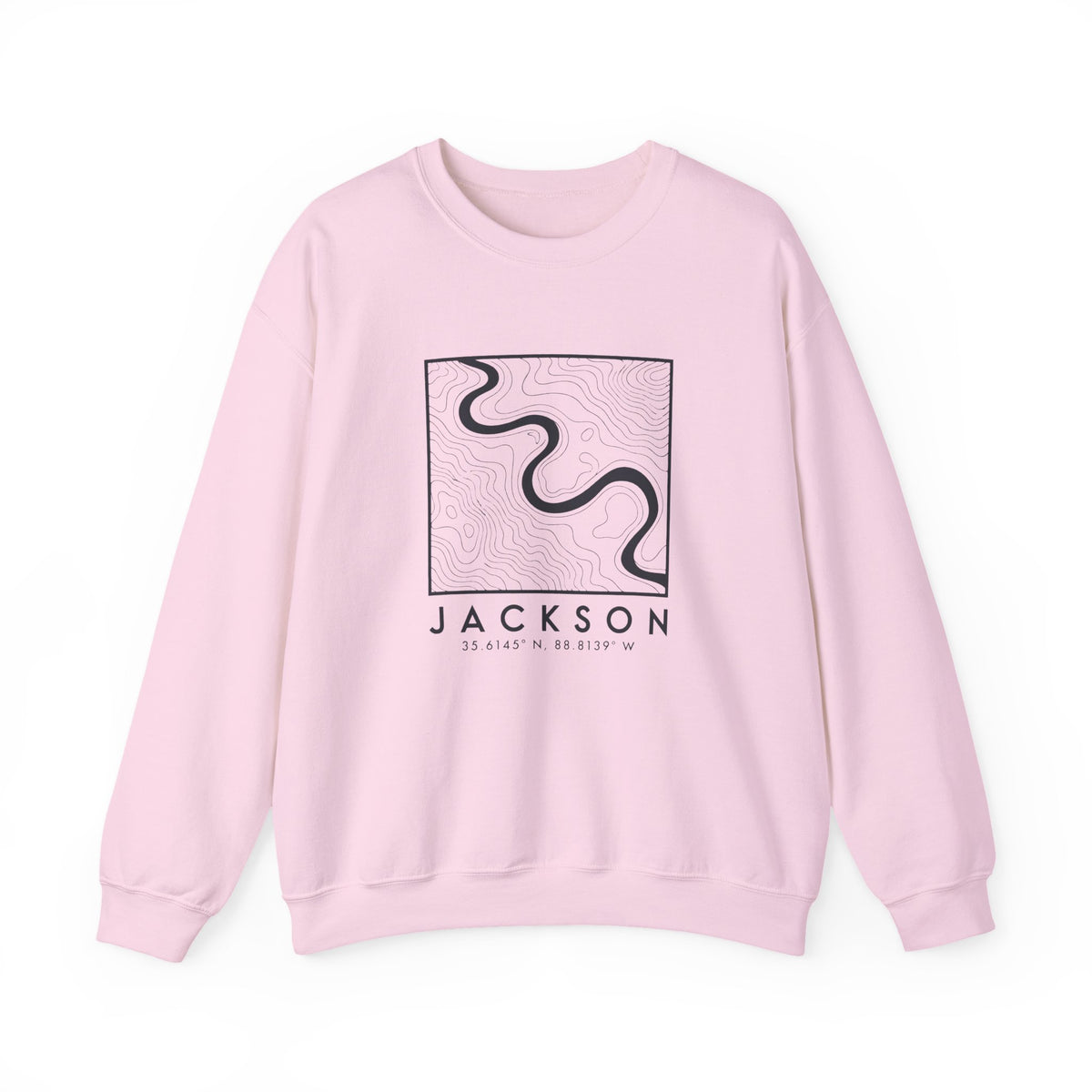 Jackson Topo Map Crewneck Sweatshirt