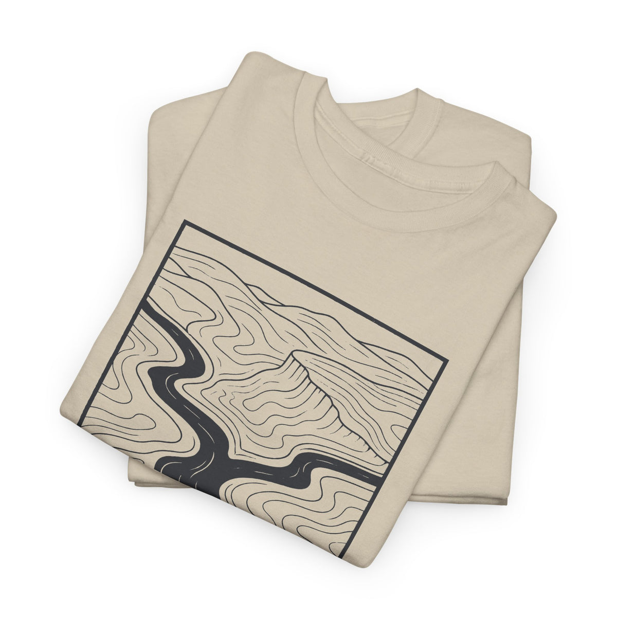 Clarksville Topo Map T-Shirt