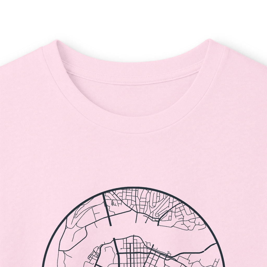 Chattanooga Street Map Long Sleeve T-Shirt
