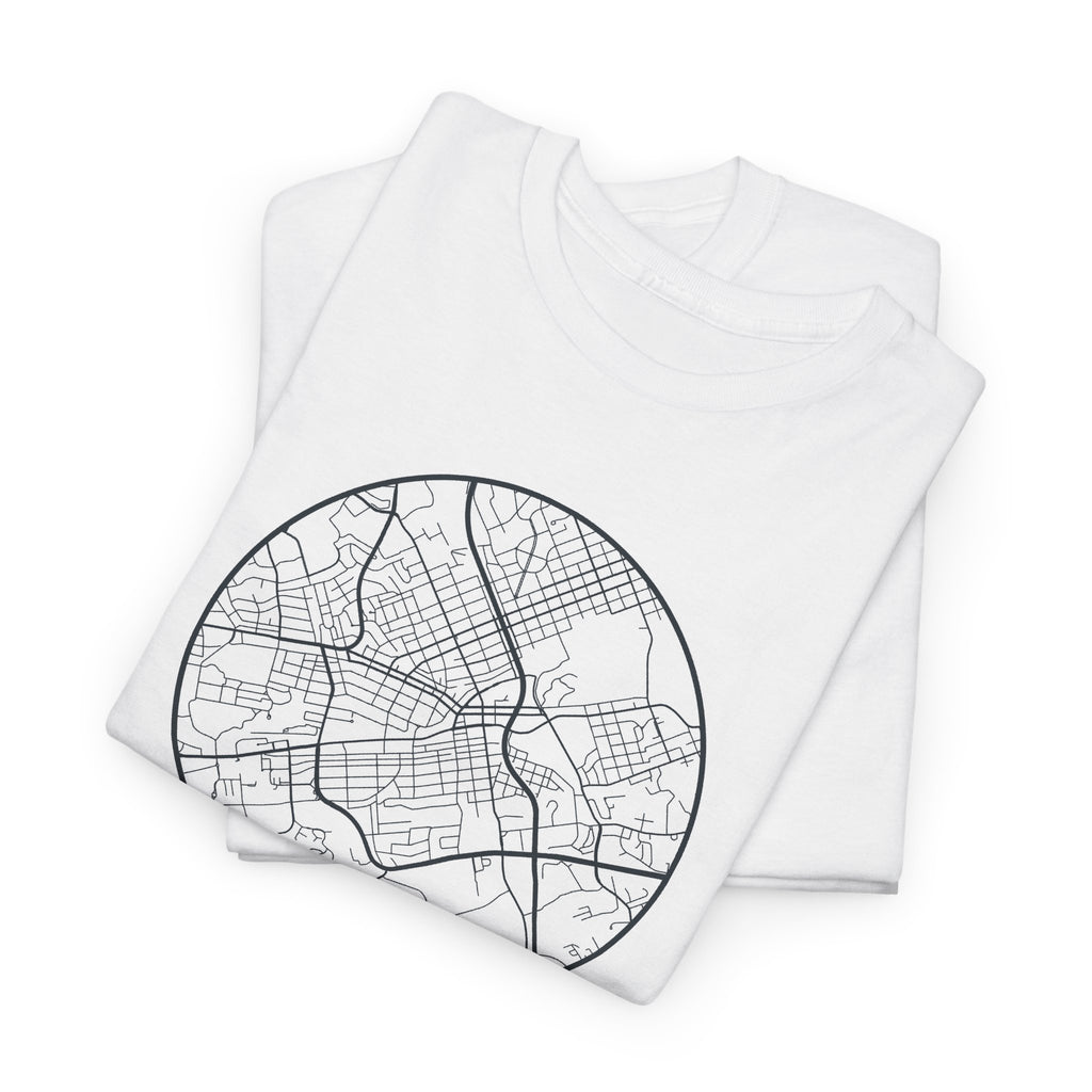 Johnson City Street Map T-Shirt