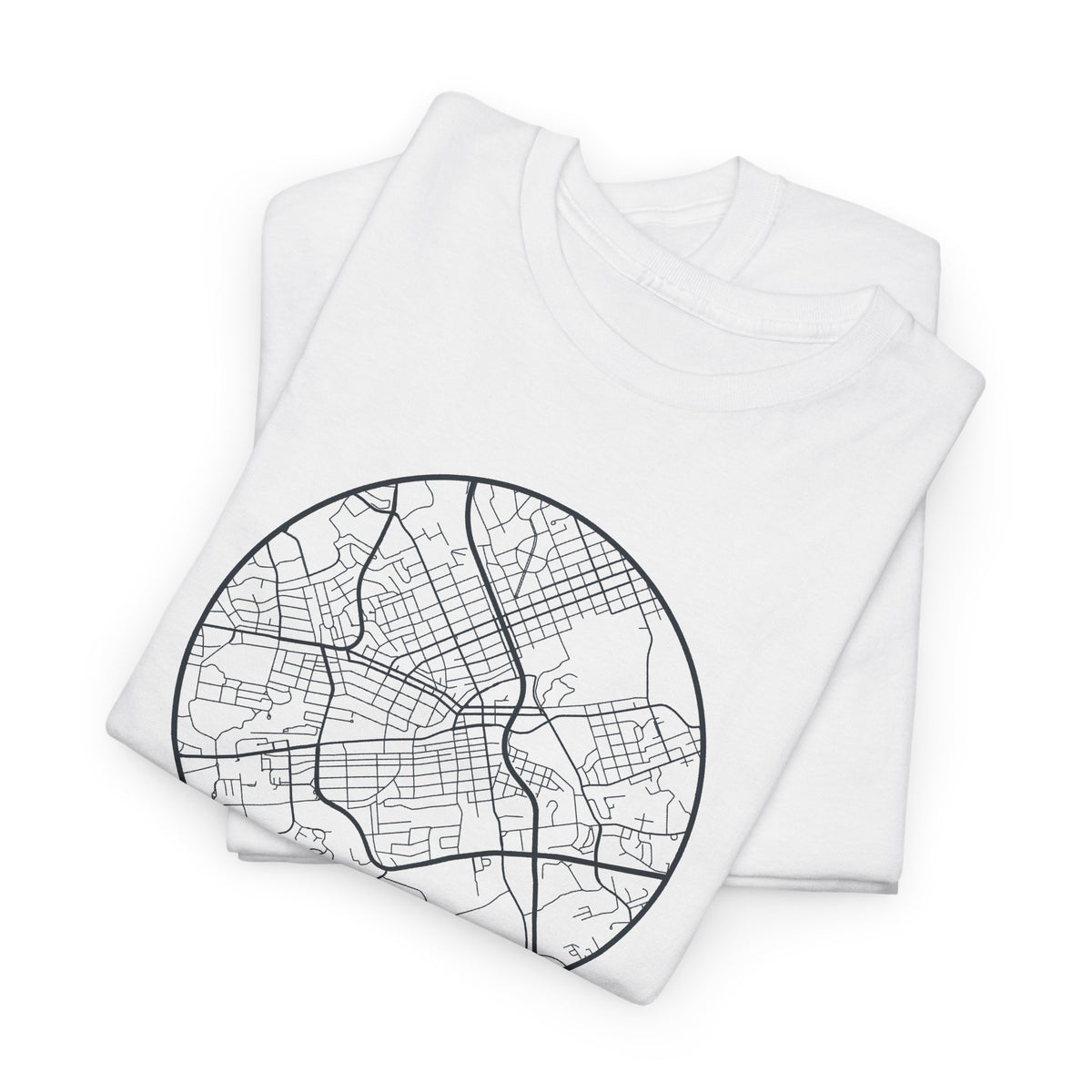 Johnson City Street Map T-Shirt