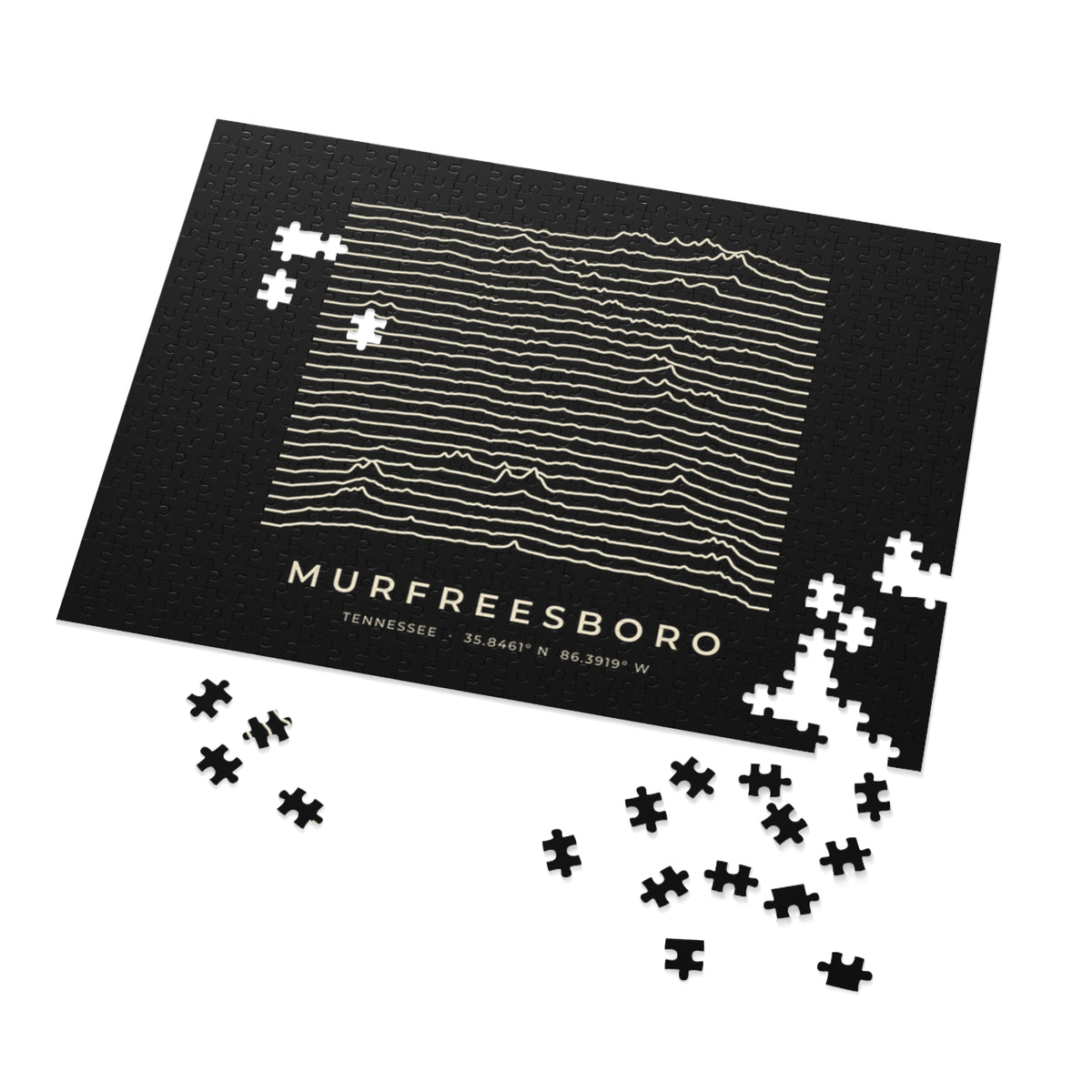 Murfreesboro Ridgeline Puzzle (Black)