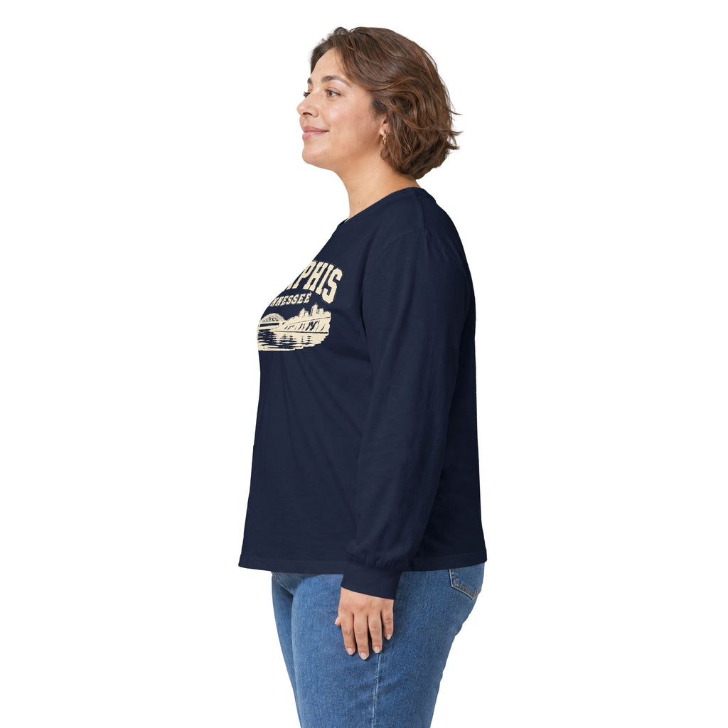 Memphis Vintage Varsity Long Sleeve T-Shirt