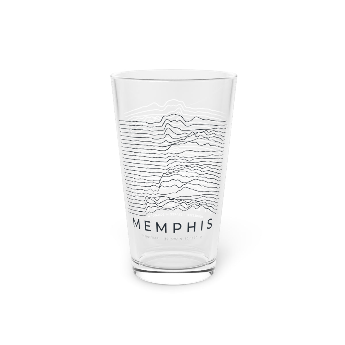 Memphis Ridgeline Pint Glass