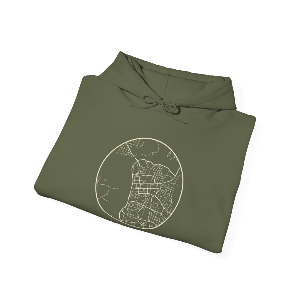 Clarksville Street Map Hoodie