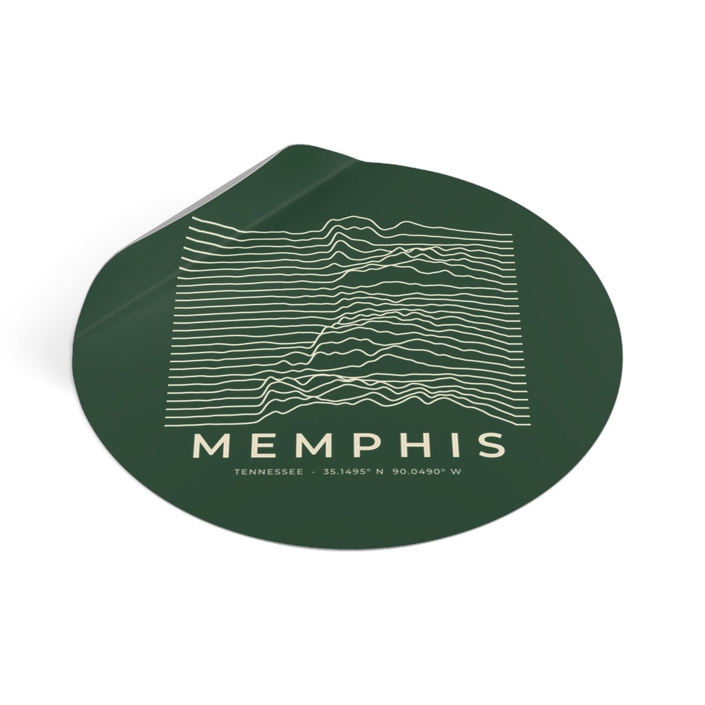 Memphis Ridgeline Sticker (Forest Green)