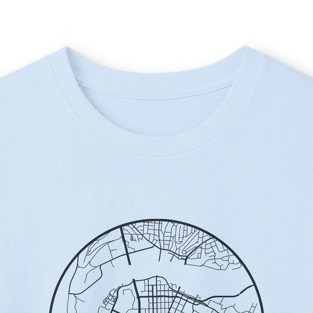 Chattanooga Street Map Long Sleeve T-Shirt