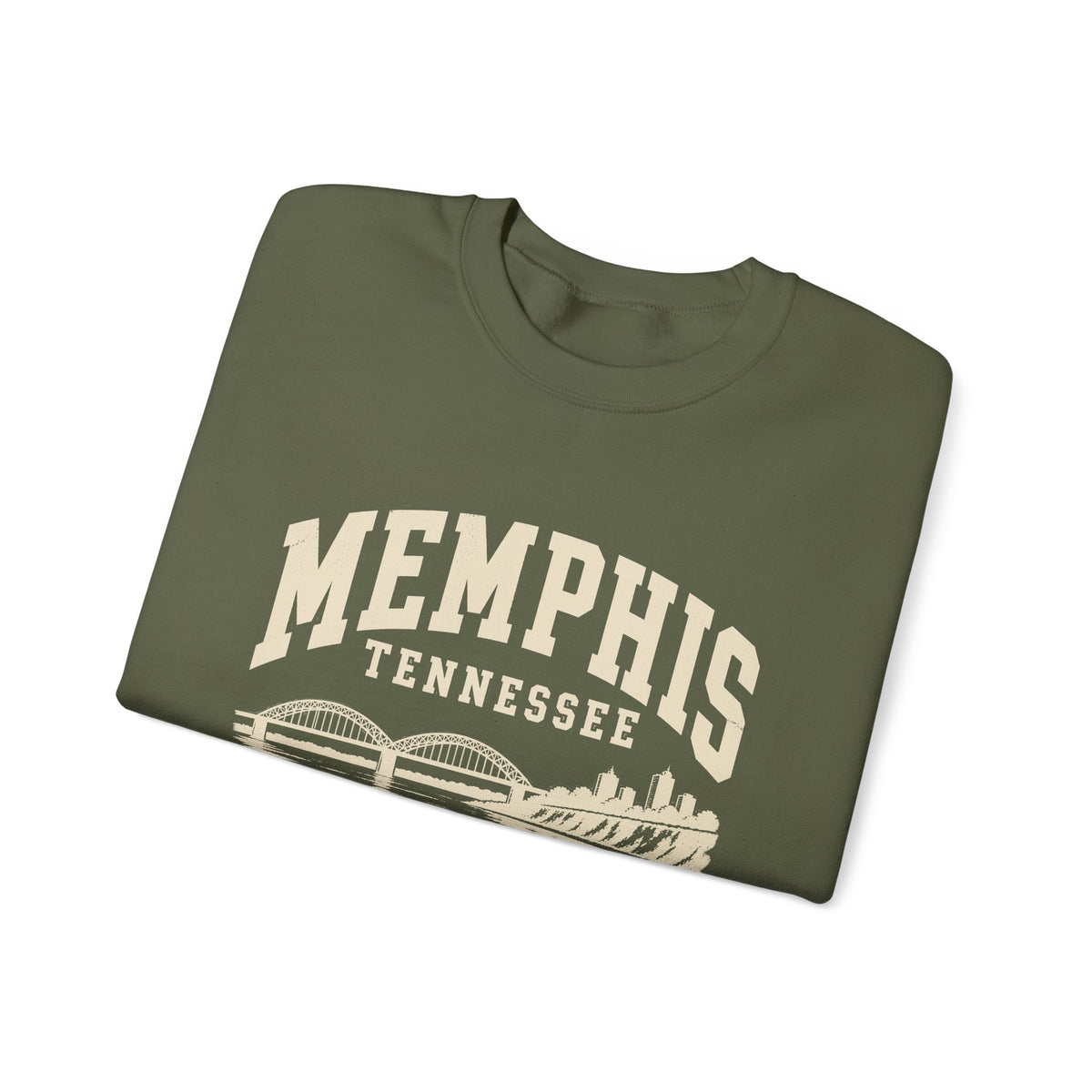 Memphis Vintage Varsity Crewneck Sweatshirt