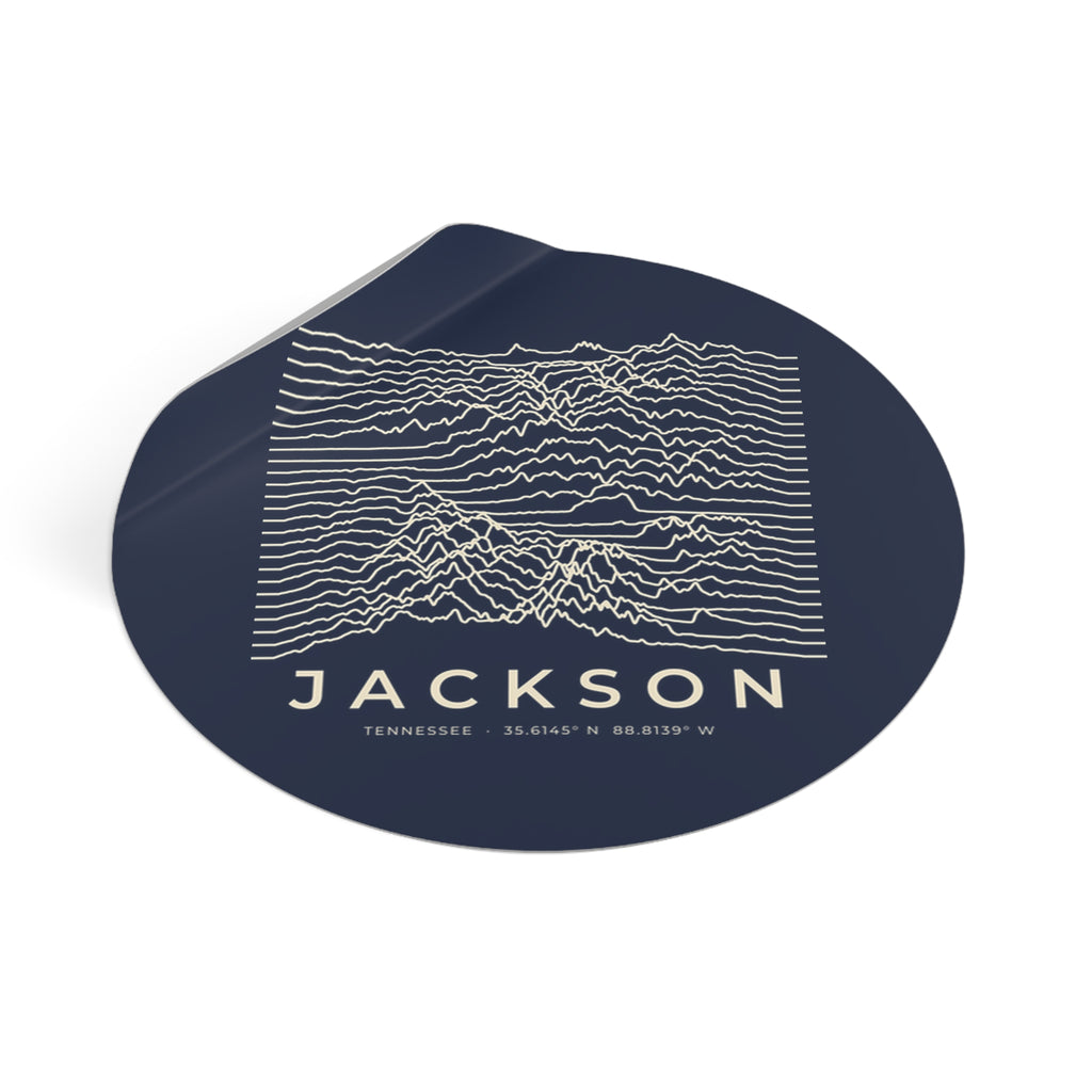 Jackson Ridgeline Sticker (Navy)