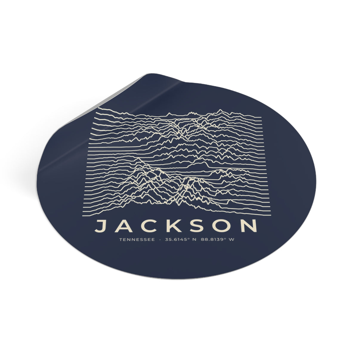 Jackson Ridgeline Sticker (Navy)