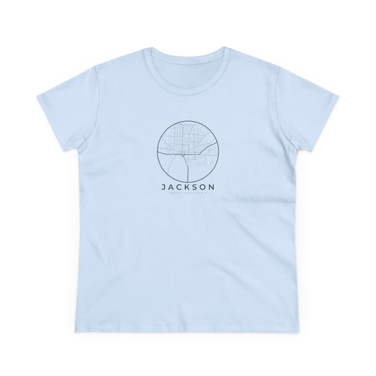 Jackson Street Map Women's T-Shirt