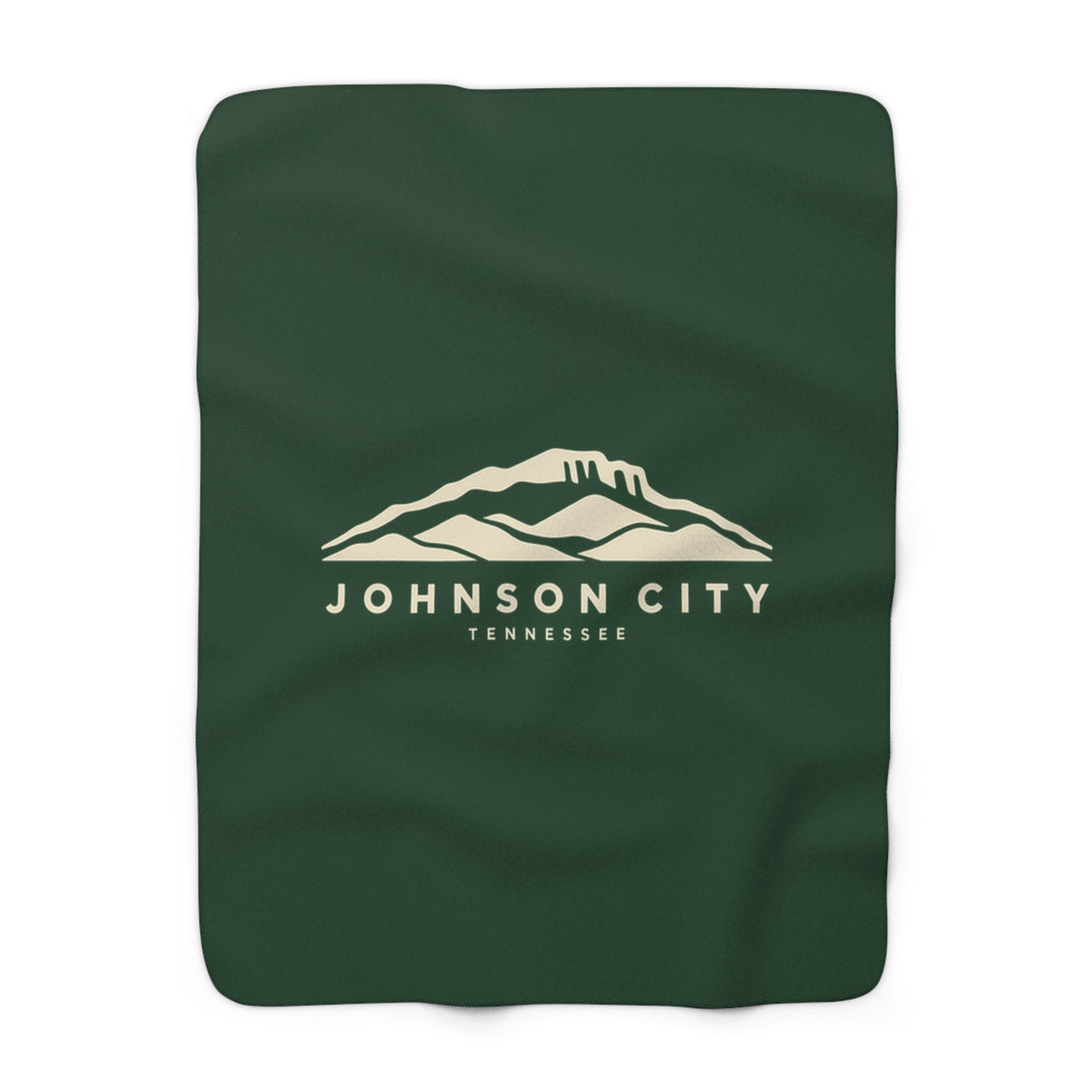 Johnson City Buffalo Mountain Sherpa Blanket (Forest Green)