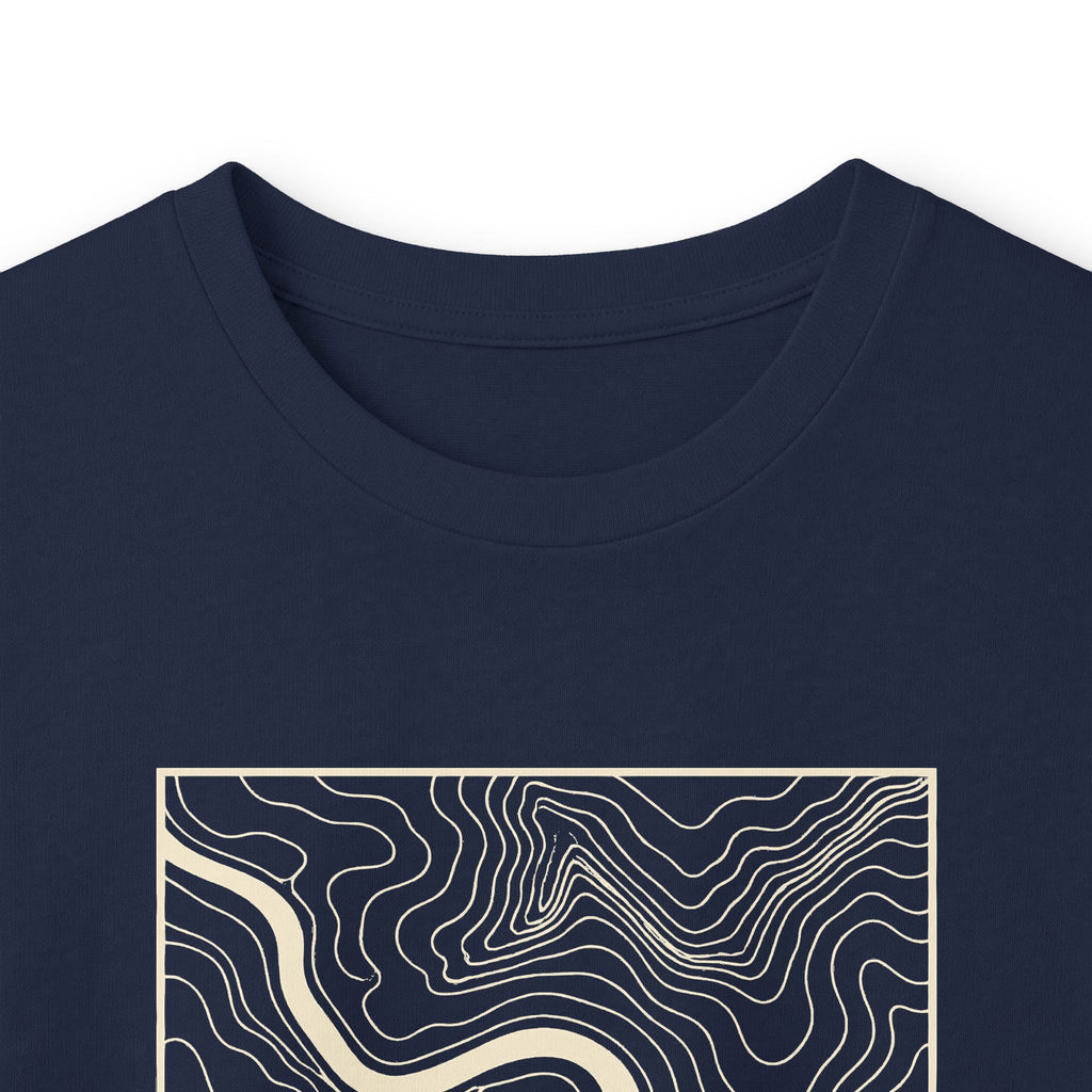 Chattanooga Topo Map Long Sleeve T-Shirt