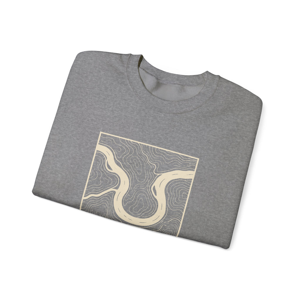 Knoxville Topo Map Crewneck Sweatshirt