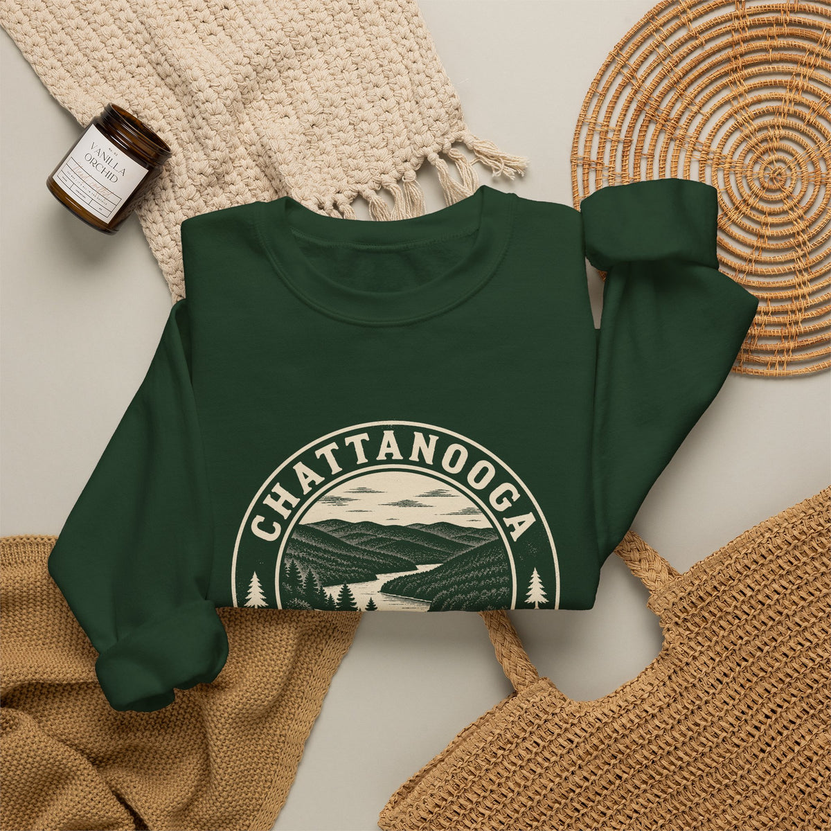 Chattanooga Park Badge Crewneck Sweatshirt