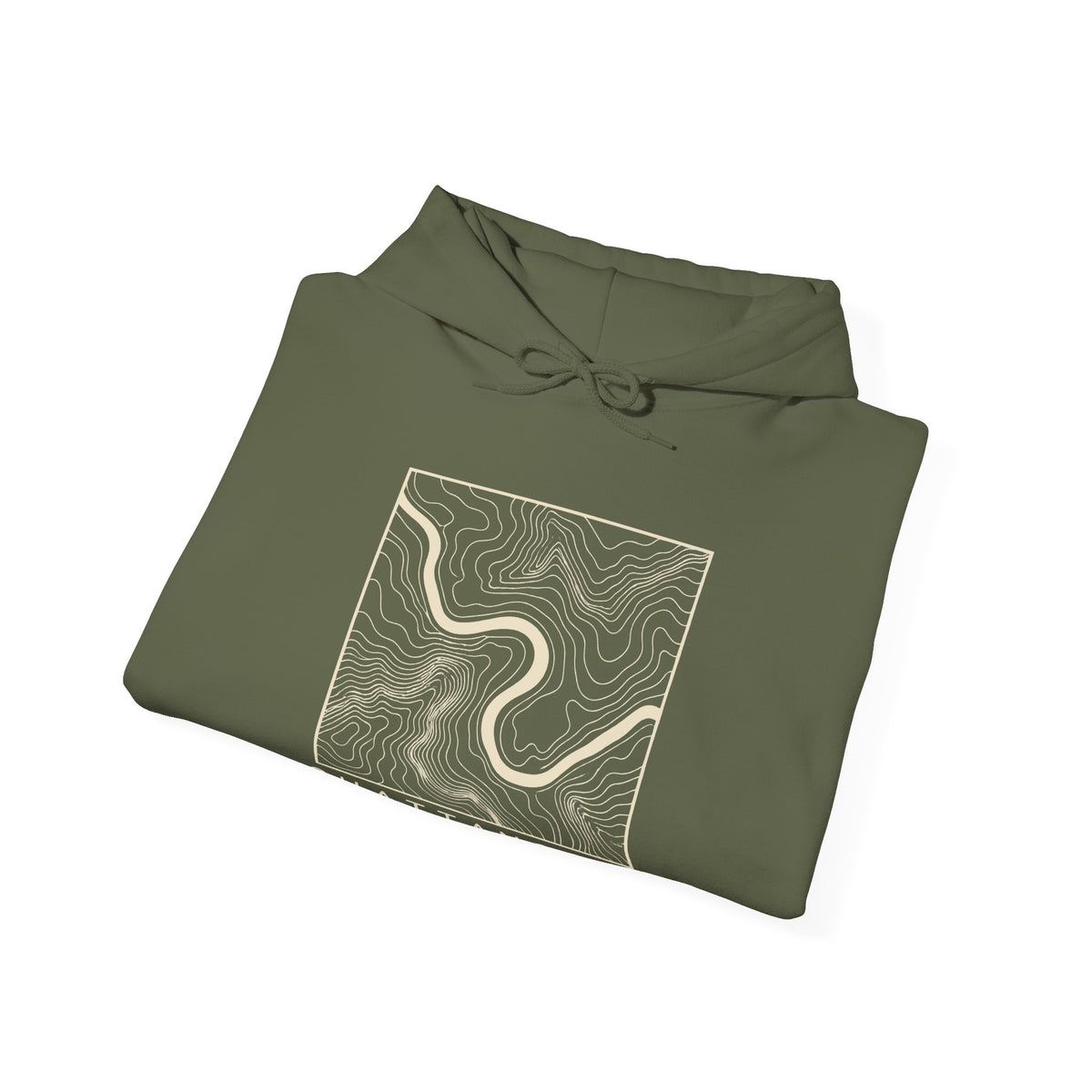 Chattanooga Topo Map Hoodie