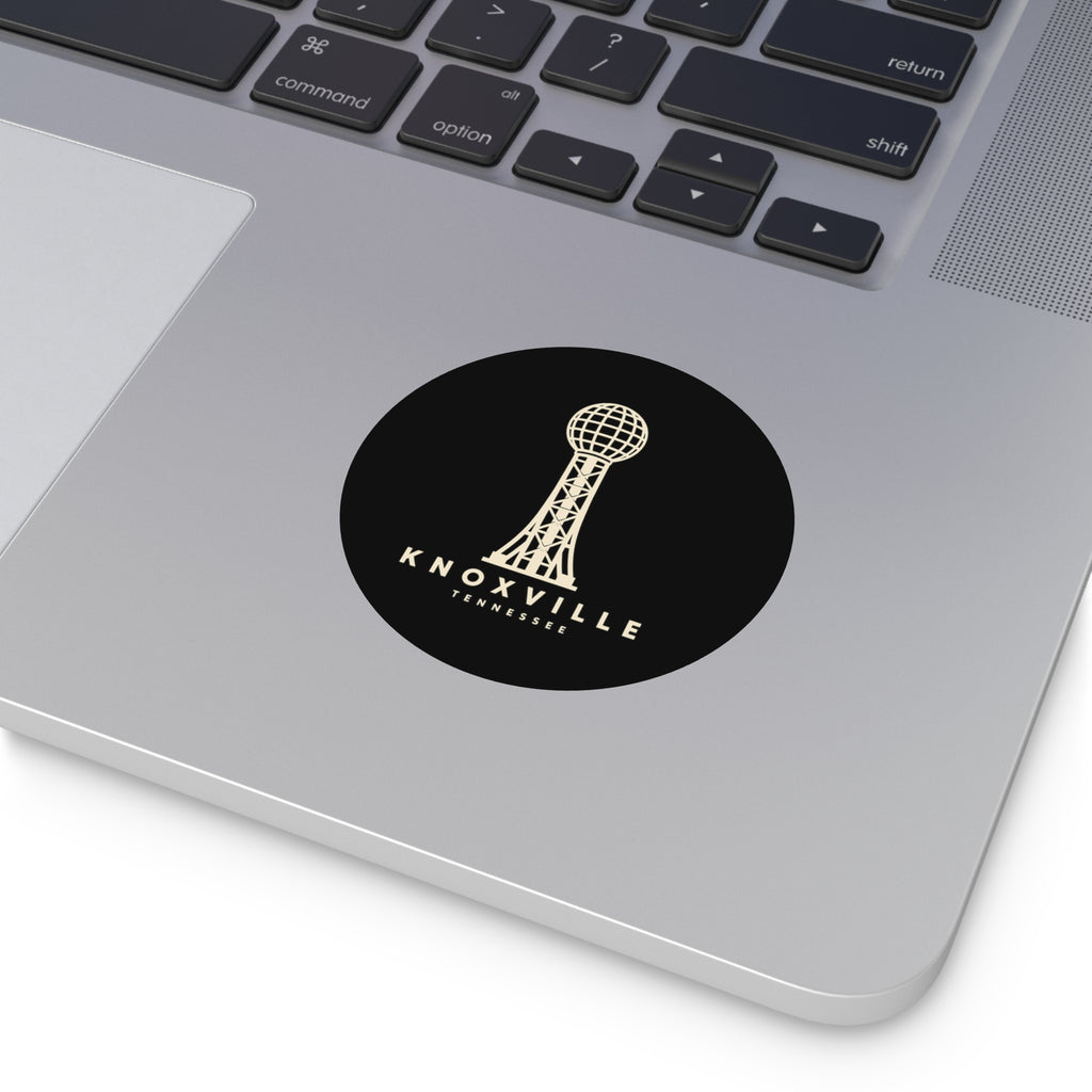 Knoxville Sunsphere Sticker (Black)