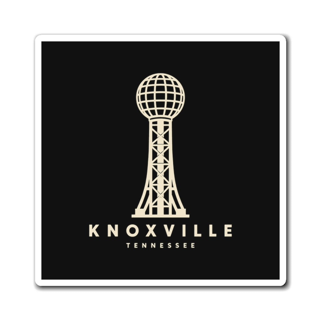 Knoxville Sunsphere Magnet (Black)